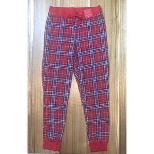 Wondershop Mens Red Plaid Pajama Pants With Drawstring Waist Size Medium